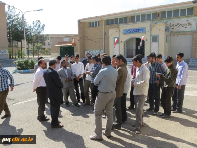 بازدید دانش آموزان دبیرستان صدرا ناحیه 4 از پردیس طالقانی به مناسبت هفته مشاغل