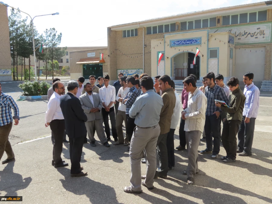 بازدید دبیرستان صدرا از پردیس طالقانی