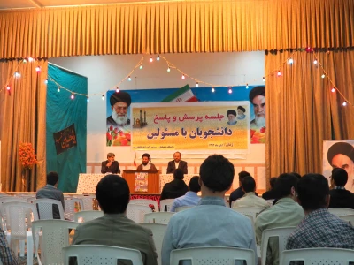 جلسه پرسش و پاسخ دانشجویان پیوسته ورودی بهمن 1392 با مسئولین پردیس طالقانی قم