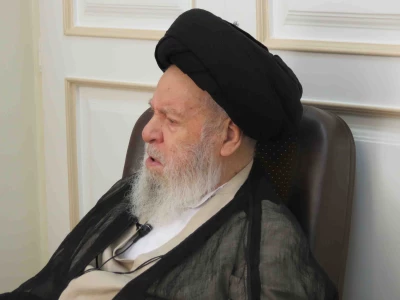 دیدار دکتر مهر محمدی با آیت الله العظمی موسوی اردبیلی