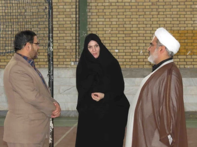بازدید خانم دکتر شهیدی مدیرکل تربیت بدنی دانشگاه فرهنگیان ازپردیس طالقانی قم