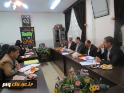 نشست شورای پژوهشی پردیس های استان باحضور دکتر ساکی