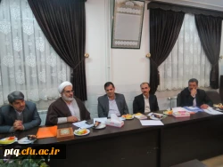 نشست شورای پژوهشی پردیس های استان باحضور دکتر ساکی