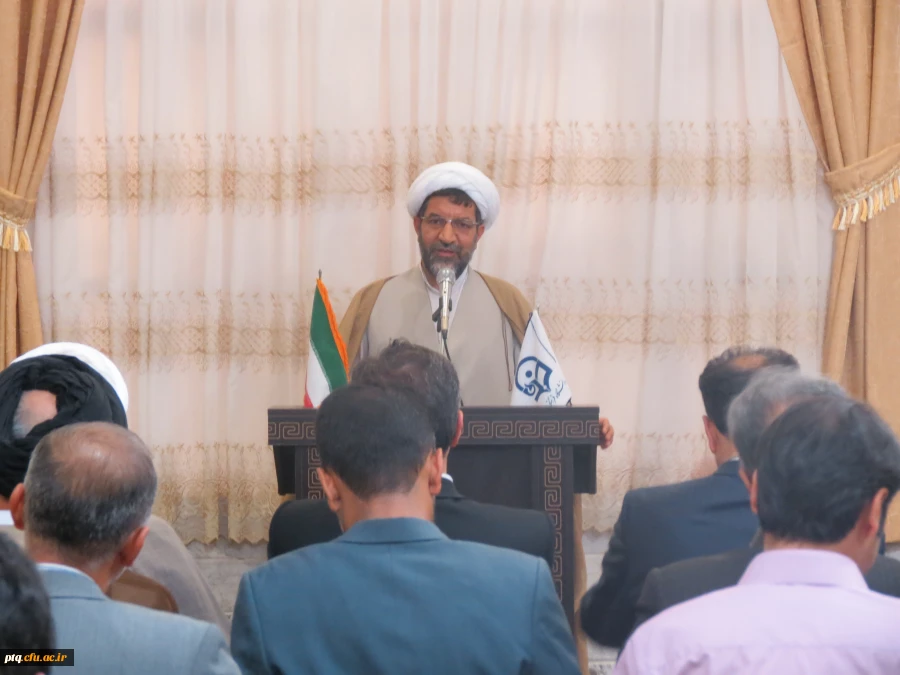 مراسم افتتاحیه پژوهشکده تعلیم و تربیت اسلامی در دانشگاه فرهنگیان پردیس آیت الله طالقانی قم 3