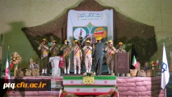 مراسم نکوداشت هفته دفاع مقدس با حضور خانواده های اساتید و کارکنان پردیس های دانشگاه فرهنگیان استان قم