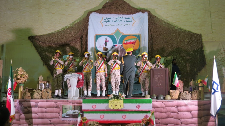 مراسم نکوداشت هفته دفاع مقدس با حضور خانواده های اساتید و کارکنان پردیس های دانشگاه فرهنگیان استان قم