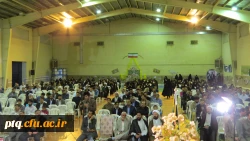 مراسم نکوداشت هفته دفاع مقدس با حضور خانواده های اساتید و کارکنان پردیس های دانشگاه فرهنگیان استان قم