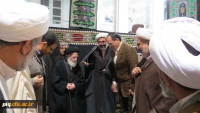 دیدار سرپرست دانشگاه فرهنگیان با حضرت آیت الله شبیری زنجانی