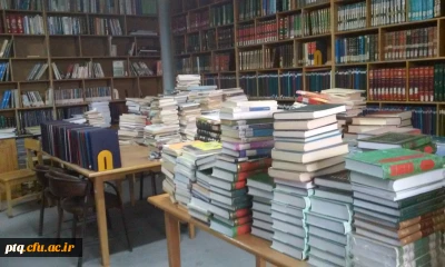 کتابخانه هم خانه تکانی می کند.