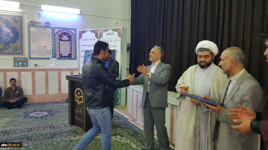 تقدیر از برگزیدگان مسابقات  ورزشی پردیس 2