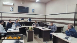 برگزاری جلسه اعضای شورای صنفی - رفاهی با مسئولین امور دانشجویی پردیس 2
