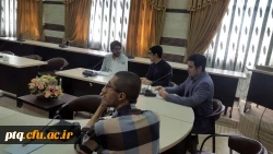 برگزاری جلسه اعضای شورای صنفی - رفاهی با مسئولین امور دانشجویی پردیس 4