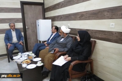 بازدید اعضای هیئت نظارت وارزیابی آموزش عالی استان قم از پردیس آیت الله طالقانی قم