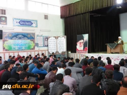 حضور حجت السلام ذوالنور نماینده محترم مجلس بمناسبت روز دانشجو