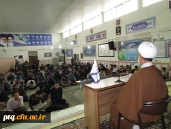 حضور حجت السلام ذوالنور نماینده محترم مجلس بمناسبت روز دانشجو