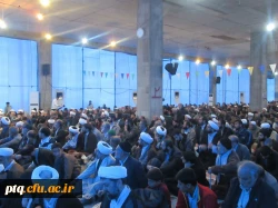 حضور مسئول بسیج دانشجویی دانشگاه فرهنگیان قم درنماز جمعه شهر پردیسان