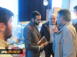 حضور مسئول بسیج دانشجویی دانشگاه فرهنگیان قم درنماز جمعه شهر پردیسان