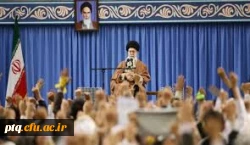 دیدار رهبر انقلاب در 19 دی ماه97 با مردم استان قم