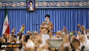 دیدار رهبر انقلاب در 19 دی ماه97 با مردم استان قم