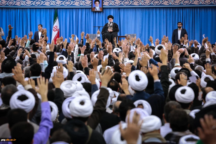 دیدار مقام معظم رهبری با مردم قم در روز 19دی ماه 97