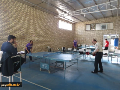 برگزاری مسابقات ورزشی کارکنان درسالن شهدای پردیس آیت الله طالقانی قم