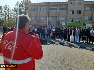 گزارش مانور اطفای حریق