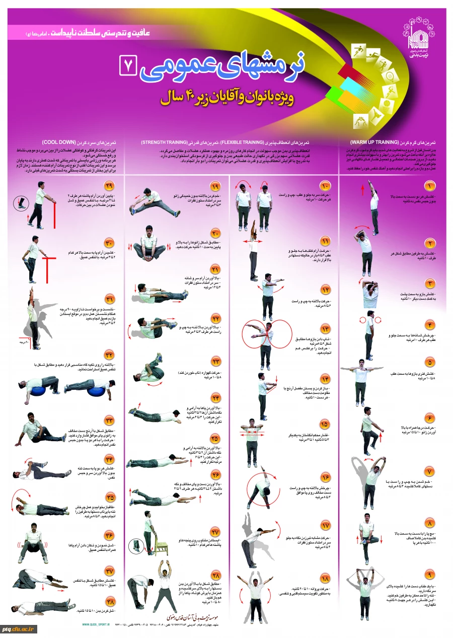 نرمش های تخصصی و کششی