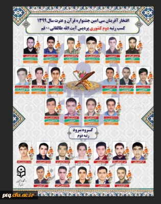 افتخار آفرینان جشنواره قرآن و عترت