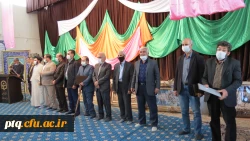 مراسم تجلیل از همکاران پیشکسوت پردیس آیت الله طالقانی قم 3