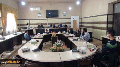 جلسه بخش آموزشی زبان و ادبیات  بصورت حضوری و مجازی