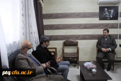 بازدید جناب آقای چناری میرکل امور مالی دانشگاه فرهنگیان از پروژه های تکمیل شده ودر حال اجرای پردیس آیت الله طالقانی قم 5