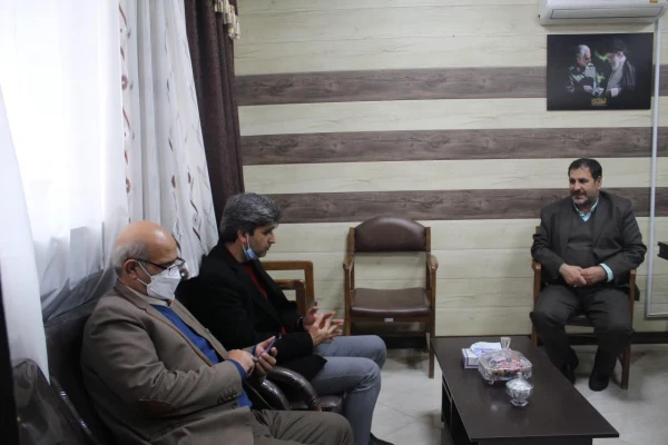 بازدید جناب آقای چناری میرکل امور مالی دانشگاه فرهنگیان از پروژه های تکمیل شده ودر حال اجرای پردیس آیت الله طالقانی قم 5