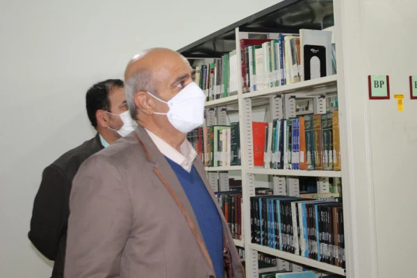 بازدید جناب آقای چناری میرکل امور مالی دانشگاه فرهنگیان از پروژه های تکمیل شده ودر حال اجرای پردیس آیت الله طالقانی قم 6