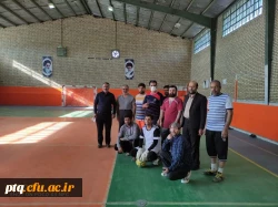 بازدید معاونت توسعه منابع و امور دانشجویی و همکاران از ورزش کارکنان پردیس آیت الله طالقانی.
۱۴۰۰/۹/۳ چهارشنبه 2