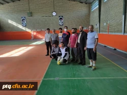 بازدید معاونت توسعه منابع و امور دانشجویی و همکاران از ورزش کارکنان پردیس آیت الله طالقانی.
۱۴۰۰/۹/۳ چهارشنبه 3