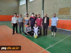 بازدید معاونت توسعه منابع و امور دانشجویی و همکاران از ورزش کارکنان پردیس آیت الله طالقانی.
۱۴۰۰/۹/۳ چهارشنبه 5