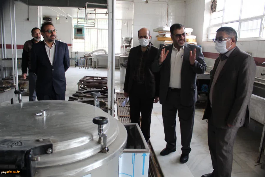 بازدید معاونت محترم دانشجویی دانشگاه فرهنگیان از پروژه های تکمیل شده و در دست احداث پردیس آیت الله طالقانی 8
