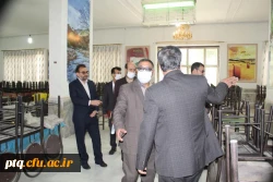 بازدید معاونت محترم دانشجویی دانشگاه فرهنگیان از پروژه های تکمیل شده و در دست احداث پردیس آیت الله طالقانی 12