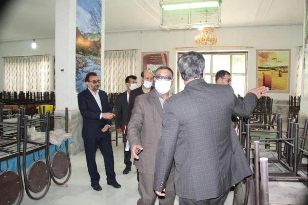 بازدید معاونت محترم دانشجویی دانشگاه فرهنگیان از پروژه های تکمیل شده و در دست احداث پردیس آیت الله طالقانی 12