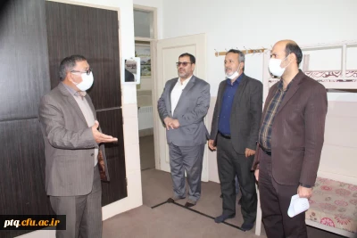 بازدید معاونت محترم دانشجویی دانشگاه فرهنگیان از پروژه های تکمیل شده و در دست احداث پردیس آیت الله طالقانی