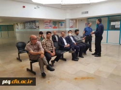 انجام آزمایش میزان قند وچربی خون از کارمندان پردیس در هفته سلامت 3