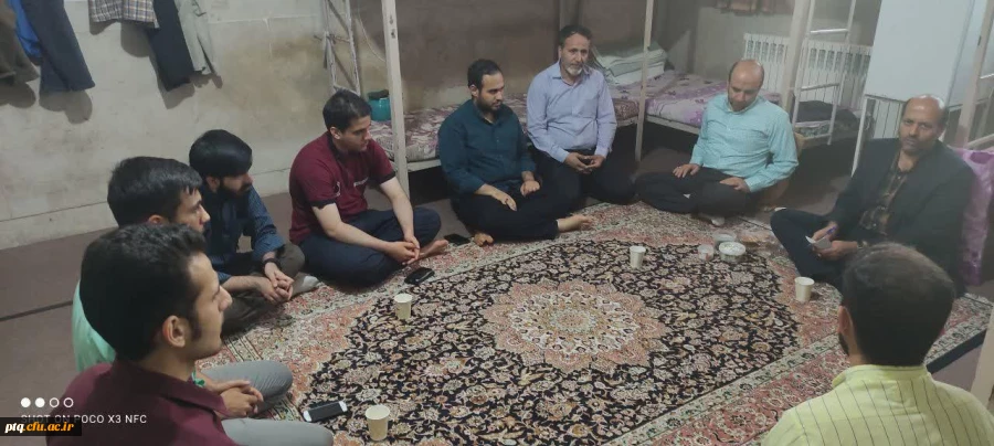 بازدید معاونت توسعه منابع و امور دانشجویی پردیس آیت الله طالقانی ره قم و رییس اداره حراست دانشگاه فرهنگیان استان قم از  خوابگاه ها و سلف سرویس های پردیس 2