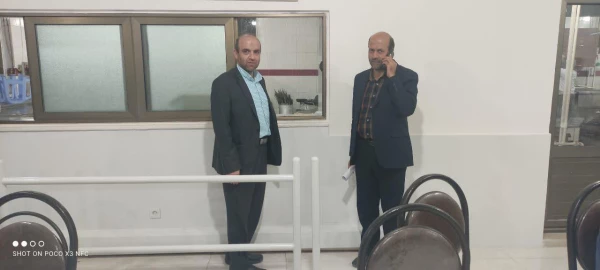 بازدید معاونت توسعه منابع و امور دانشجویی پردیس آیت الله طالقانی ره قم و رییس اداره حراست دانشگاه فرهنگیان استان قم از  خوابگاه ها و سلف سرویس های پردیس 6