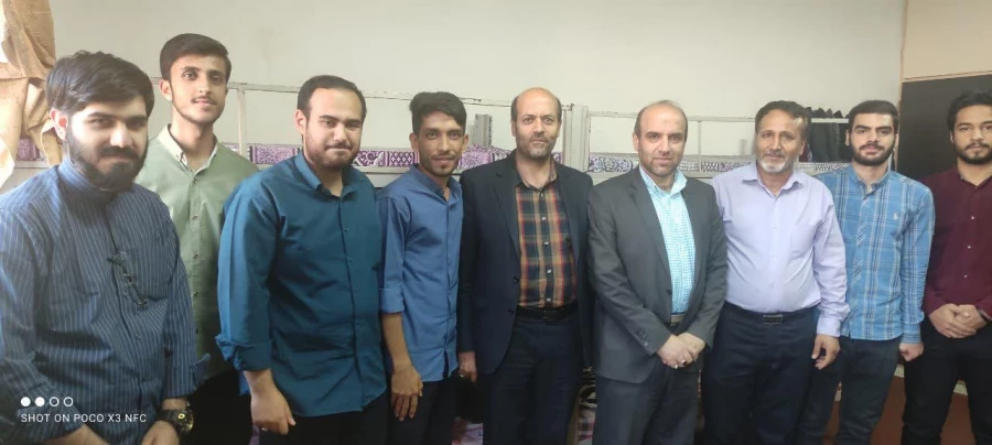 بازدید معاونت توسعه منابع و امور دانشجویی پردیس آیت الله طالقانی ره قم و رییس اداره حراست دانشگاه فرهنگیان استان قم از  خوابگاه ها و سلف سرویس های پردیس 10