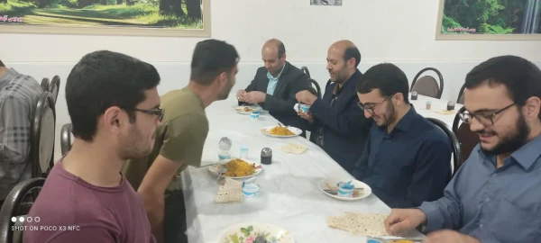 بازدید معاونت توسعه منابع و امور دانشجویی پردیس آیت الله طالقانی ره قم و رییس اداره حراست دانشگاه فرهنگیان استان قم از  خوابگاه ها و سلف سرویس های پردیس 12