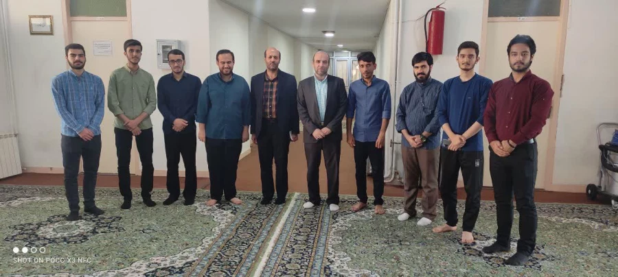 بازدید معاونت توسعه منابع و امور دانشجویی پردیس آیت الله طالقانی ره قم و رییس اداره حراست دانشگاه فرهنگیان استان قم از  خوابگاه ها و سلف سرویس های پردیس 13