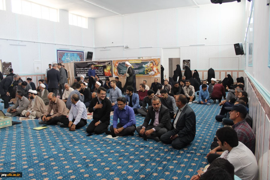 برگزاری مراسم ترحیم زنده یاد علی بحرینی  ومادر محترم خانم دکتر شریفی وبرادر گرامی خانم عمرانی در نماز خانه پردیس آیت الله طالقانی قم 6