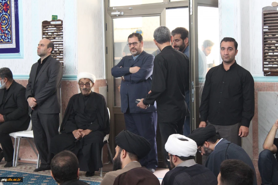 برگزاری مراسم ترحیم زنده یاد علی بحرینی  ومادر محترم خانم دکتر شریفی وبرادر گرامی خانم عمرانی در نماز خانه پردیس آیت الله طالقانی قم 17