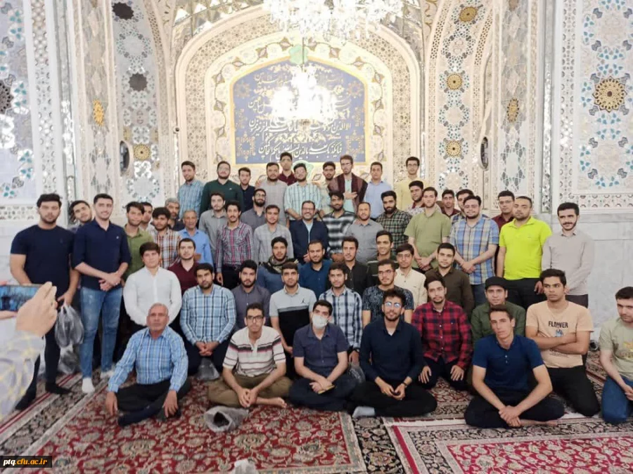 سفرزیارتی تعدادی از دانشجویان پردیس آیت الله طالقانی به مشهد مقدس 2