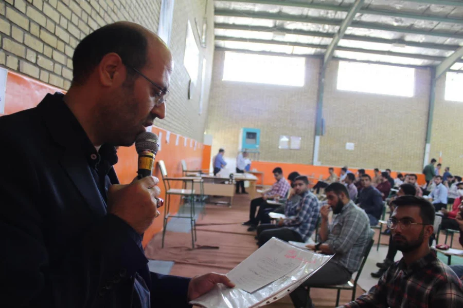 برگزاری اولین آزمون حضوری  پایان ترم دانشجویان پردیس آیت الله طالقانی پس از کرونا درسال 1401 12